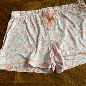 Spartina Pajama Short Pink Poodles NWT